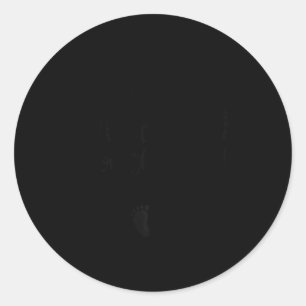 Womens Easter Pregnancy Announcemen Somebunny Is O Classic Round Sticker