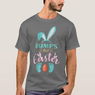 Womens Easter Pregnancy Announcement Easter T-Shirt