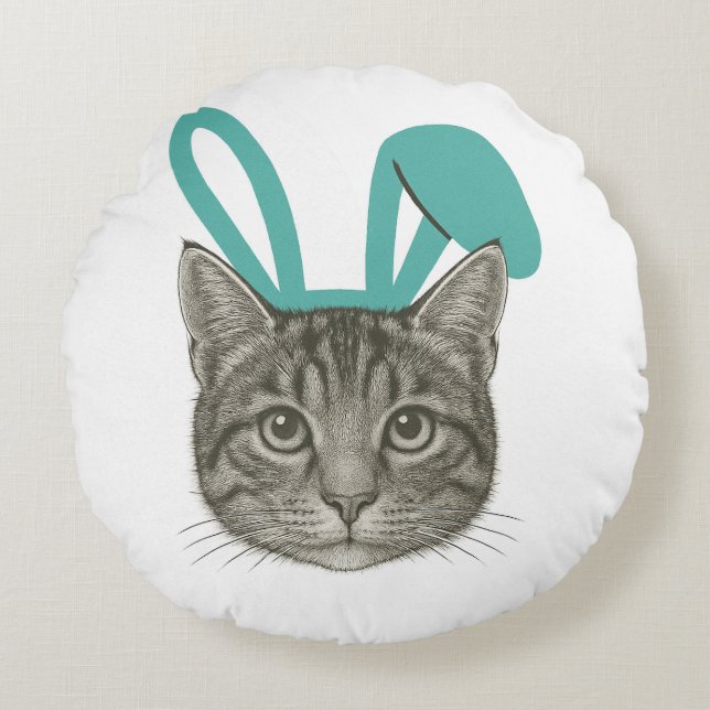 Womens Easter Shirts Funny Easter Candy Tees Choco Round Cushion (Front)