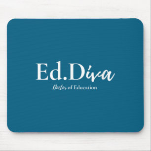 Womens edd doctor of education edd diva doctorate mouse mat