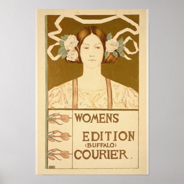 'Women's edition Buffalo Courier' Poster (Front)