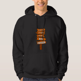 Womens Either Way It Goes I'm The Big Cousin Gende Hoodie