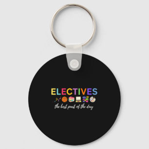 Womens Electives The Part Of The Day V-neck Key Ring