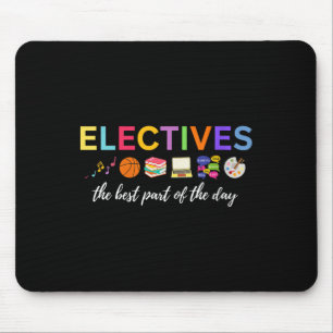 Womens Electives The Part Of The Day V-neck Mouse Mat