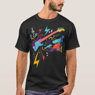 Womens Electric Guitar  Guitar Player Guitarist Ro T-Shirt