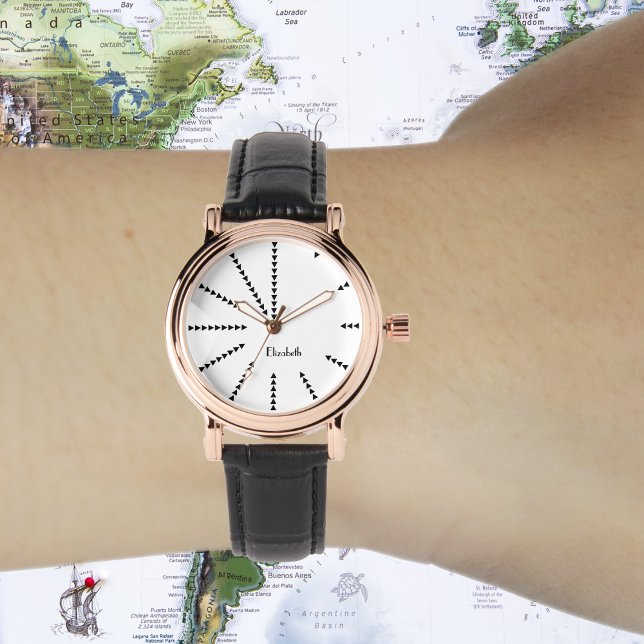 Womens Elegant Vintage Stylish Rose Gold Monogram Watch (Womens Elegant Vintage Stylish Rose Gold Monogram Watch)