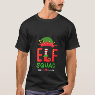 Womens Elf Squad Christmas Matching V Neck  T-Shirt