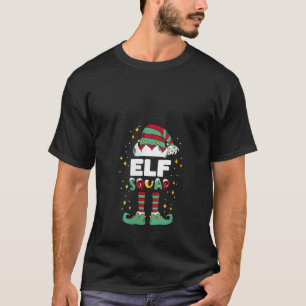 Womens Elf Squad Matching Family Christmas V Neck T-Shirt