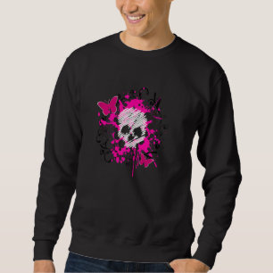 Womens Emo Gothic Pagan Satanic Atheist Anti Churc Sweatshirt