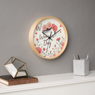 Women's Empowerment Celebration Clock