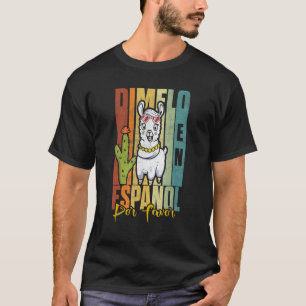 Womens En Espanol Por Favor Bilingual Spanish Teac T-Shirt