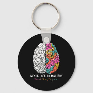 Womens End The Stigma Mental Health S Mental Healt Key Ring