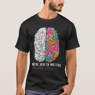 Womens End The Stigma Mental Health S Mental Healt T-Shirt