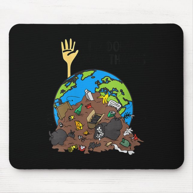 Womens Environmental Protection 55th Earth Day Mouse Mat (Front)