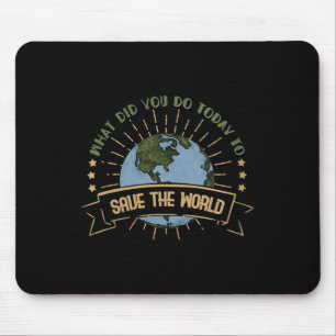 Womens Environmental Protection - Climate Change Mouse Mat