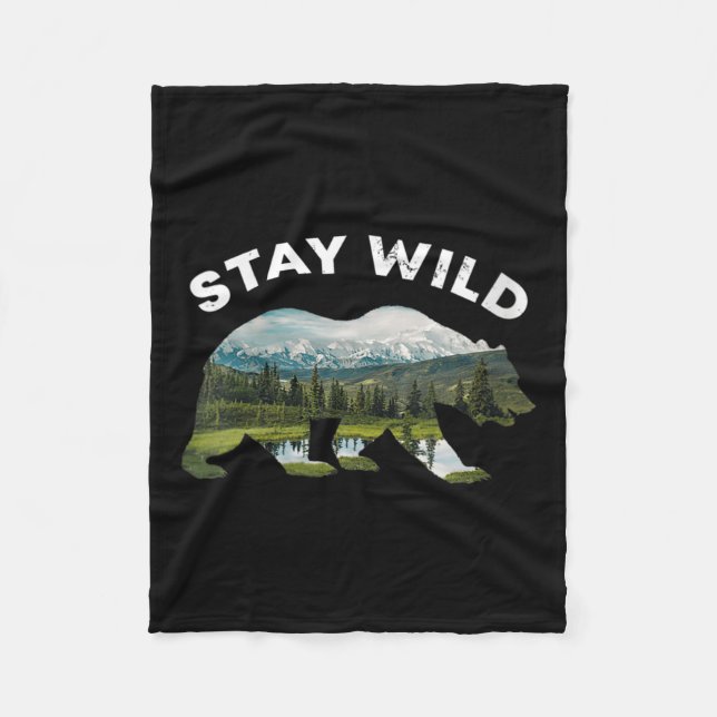 Womens Environmental Protection Climate Fleece Blanket (Front)