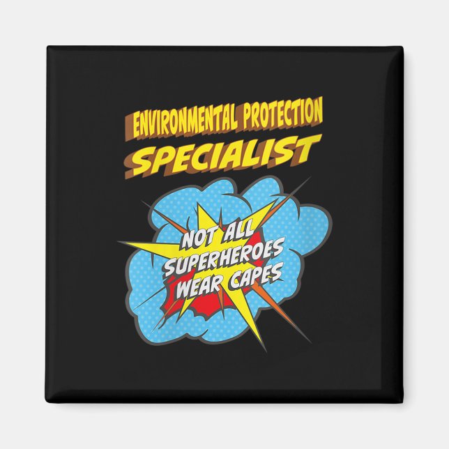 Womens Environmental Protection Specialist Funny Magnet (Front)