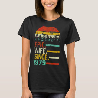Womens Epic Wife Since 1979 T-Shirt
