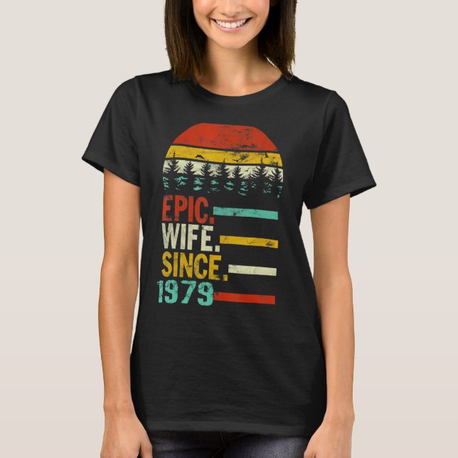 Womens Epic Wife Since 1979 T-Shirt (Front)