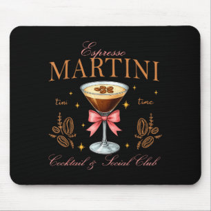 Womens Espresso Martini Social Club Drinking Tai Mouse Mat