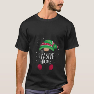 Womens Evasive Gnome Family Matching Christmas Paj T-Shirt