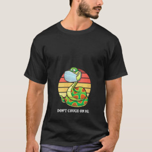 Womens Face Mask Retro Snake Snakes Serpent Animal T-Shirt