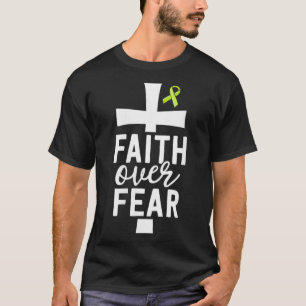 Womens Faith Over Fear Christian Cancer Gifts For T-Shirt
