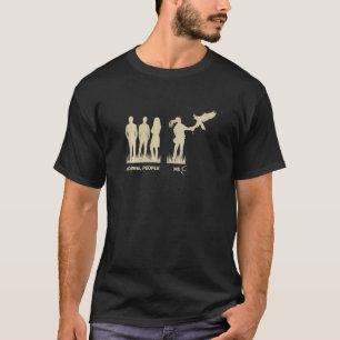 Womens Falconry Ornithology Birder Falconer Normal T-Shirt