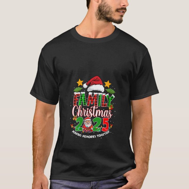 Womens Family Christmas 2025 Matching Squad Santa  T-Shirt (Front)