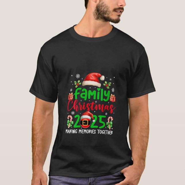 Womens Family Christmas 2025 Matching Xmas Squad S T-Shirt (Front)