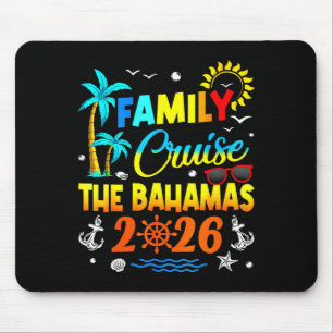 Women's Family Cruise Bahamas Summer Design Mouse Mat