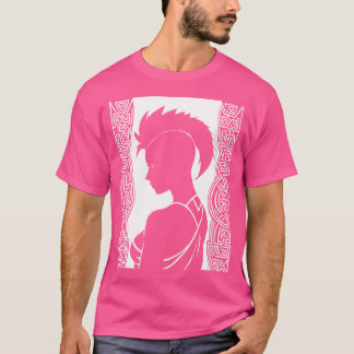 Womens Fantasy Post Punk Celtic Tribal Art Batcave T-Shirt