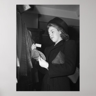 Women's Fashion, 1940s Poster