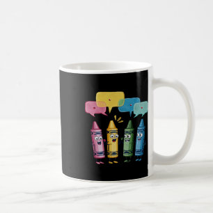 Womens Fashionable Crayon Mood Colour Crayons Teac Coffee Mug