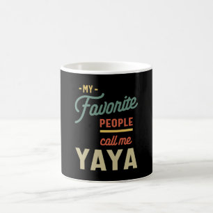 Womens Favourite Yaya Grandma Gift Coffee Mug