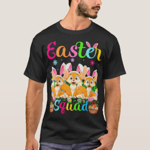 Womens Fennec Fo Bunny Ear Easter Squad Fennec Fo  T-Shirt