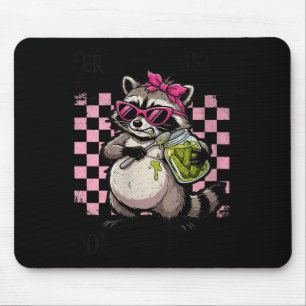 Women's feral and pregnant dont touch funny mouse mat
