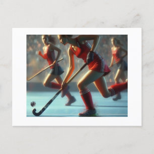 Women's Field Hockey,  Postcard