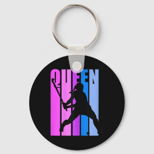 Womens Field Hockey Queen Birthday Sports Girls Te Key Ring
