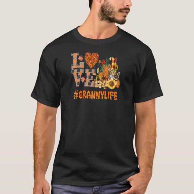 Womens First Mum Now Grandma World's Best Granny L T-Shirt (Front)