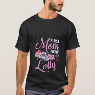 Womens First Mum Now Lolly Grandma Blessings Promo T-Shirt