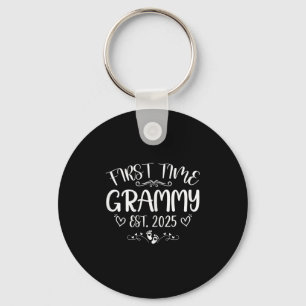 Womens First Time Grammy Est 2025 Soon To Be Mom M Key Ring