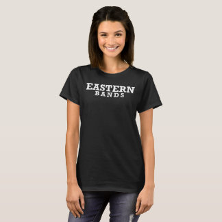 Women's FitEastern Bands Black Tee Eagle with Flag