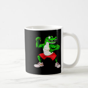 Womens Fitness Crocodile V-neck Coffee Mug