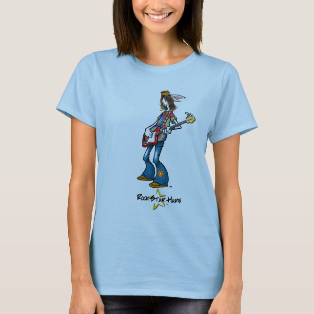 Womens Fitted 60s Hare T-Shirt (Front)