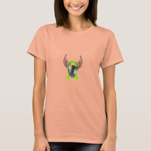 Women's Fitted Burnout Support T-Shirt
