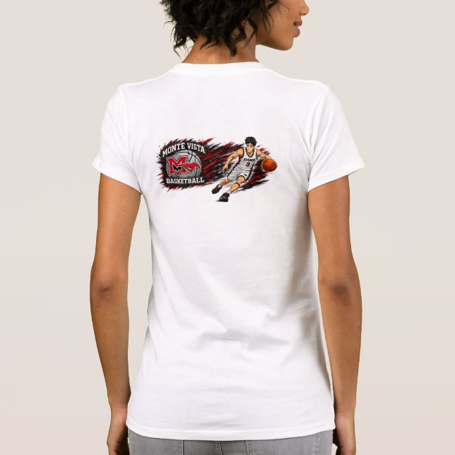 women's fitted t-shirt  (Back)