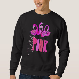 Women's Flamingo Tickled in Pink for bird Sweatshirt