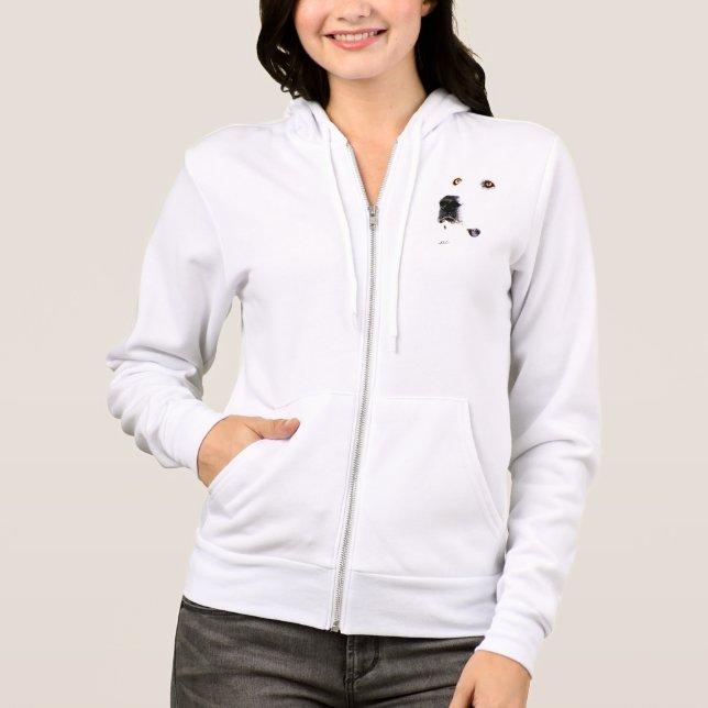 Womens fleece hoodie (Front)