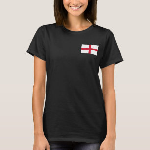Women's  Fleece Jogger with flag of England T-Shirt